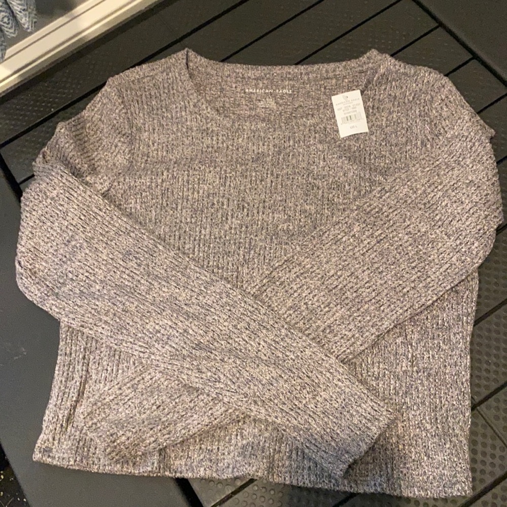 NWT Aerie long sleeve crop